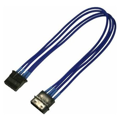 Nanoxia Prodlužovací kabel 4-pin Molex 30cm modrá NX4PV3EB