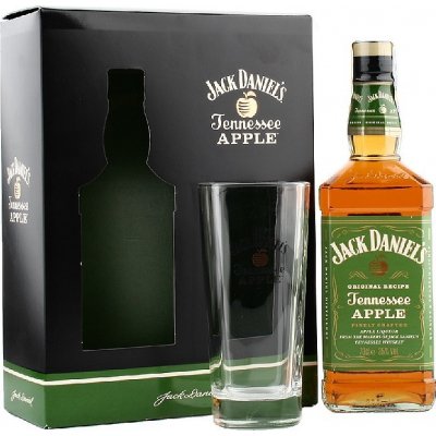 Jack Daniel's Apple 35% 0,7 l (dárkové balení 1 sklenice) – Zbozi.Blesk.cz