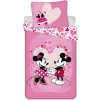 Povlečení Top prostěradla cz Povlečení z mikrovlákna Mickey a Minnie Love 140x200 70x90