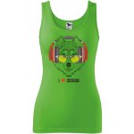 Dobrý Triko dámské tílko s potiskem I love music Apple green – Zboží Dáma