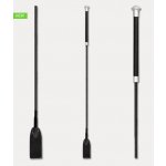 Waldhausen Skokový bičík kožená rukojeť černá/stříbrná – Zboží Mobilmania