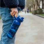 Quokka Nerezová sportovní láhev s pítkem Tide 700ml oil mountains – Hledejceny.cz