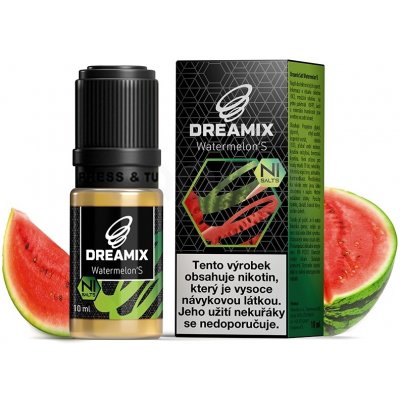 Dreamix Salt Watermelon'S vodní meloun 10 ml 20 mg – Zbozi.Blesk.cz