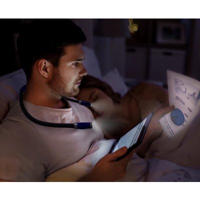 Deminas | Flexibilní LED světlo pro čtení na krk – Zboží Dáma