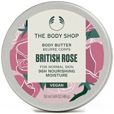 The Body Shop British Rose tělové máslo 50 ml – Zboží Dáma