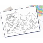 Radost v písku Šablona na pískování tygr A5 148 x 210 mm – Sleviste.cz
