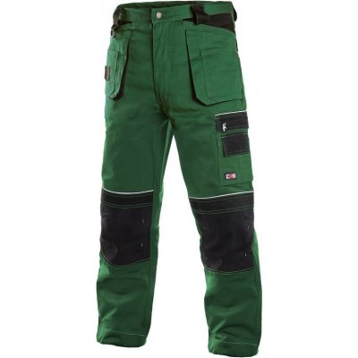 Canis CXS kalhoty Orion Teodor do pasu zeleno-černá 1020003510 – Zboží Mobilmania