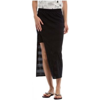 Bench long striped jersey skirt Beauty BK11179 black