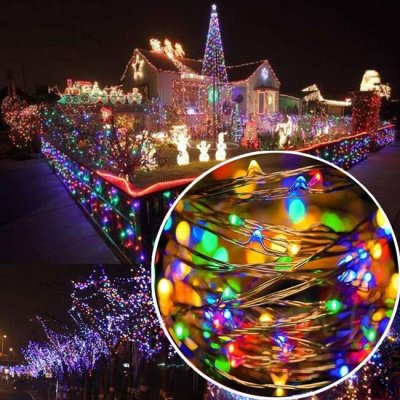 Springos CL0021 LED SVĚTLA NA BATERIE 100 LED – Hledejceny.cz