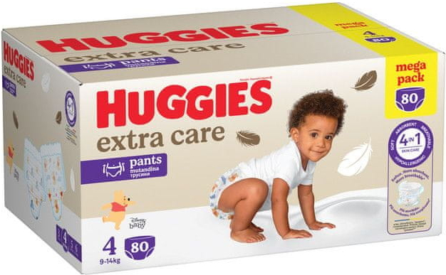 Huggies Extra Care Pants 4 80 ks