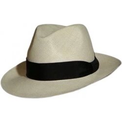 Carlsbad Hat Co. Luxusní panamský klobouk Panama Fedora se stuhou Panama Classci