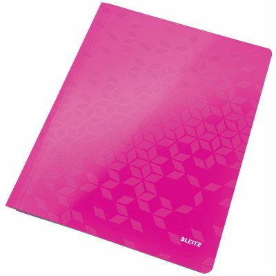 Leitz Desky s rychlovazačem WOW, A4 růžové – Zboží Dáma