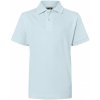 Dětské tričko dětské triko s límečkem premium JAMES NICHOLSON JN070K LIGHT BLUE