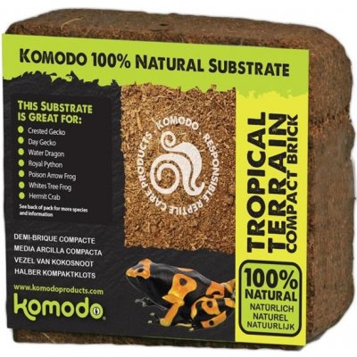 Komodo substrát kostka 9,5 x 9,5 x 6 cm – Zboží Mobilmania