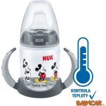 Nuk kojenecká láhev na učení Disney Mickey s kontrolou teploty šedá 150 ml – Zboží Dáma