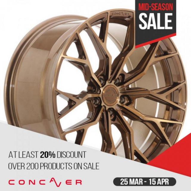 Concaver CVR1 10,5X21 5X108 ET0-10 brushed bronze