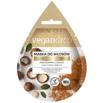 Marion Vegan Drop Makadamový olej & Kakaové máslo vlasová maska 20 ml
