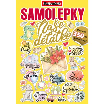 Samolepkový sešit - Naše děťátko – Sleviste.cz