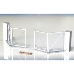 Cais Brána křídlová skládací set TWIN-DRIVE-6.0 - set pro výrobu skládací 2-křídlové brány, průjezd maximálně do 6 m Barva: zinek galvanický, – Sleviste.cz