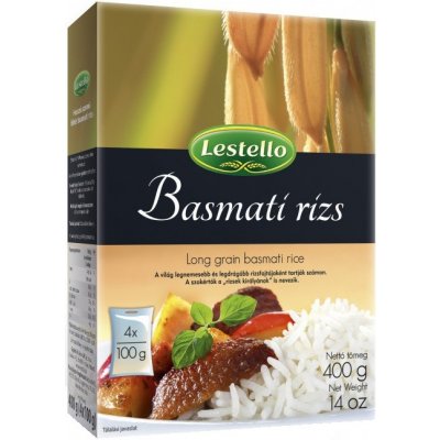 Lestello Rýže Basmati ve varných sáčcích 400 g – Zboží Mobilmania