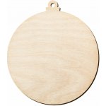 Dřevia Dřevěný výřez - Baňka 10x9 cm – Sleviste.cz