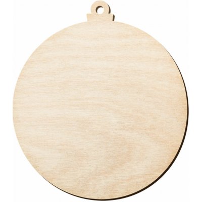 Dřevia Dřevěný výřez - Baňka 10x9 cm – Sleviste.cz