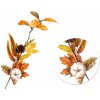 Květina Podzimní větvička s bílou dýní 60 cm