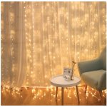 ISO 11332 Světelný závěs 300 LED teplá bílá – Hledejceny.cz