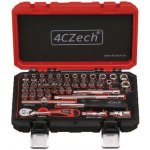 4CZech gola sada 1/4" 4-14mm ráčna 72 zubů, 42ks 4CZ-146-42 – Zboží Mobilmania