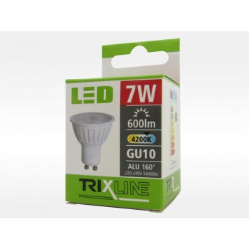 Trixline žárovka LED 7W GU10/230V denní bílá