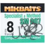 Mikbaits Specialist & Method SM 007 vel.8 10 ks – Zboží Dáma