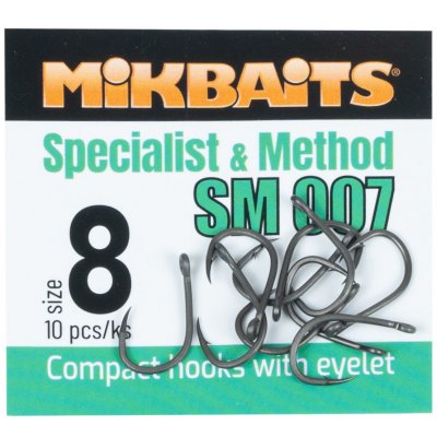 Mikbaits Specialist & Method SM 007 vel.8 10 ks – Zboží Dáma