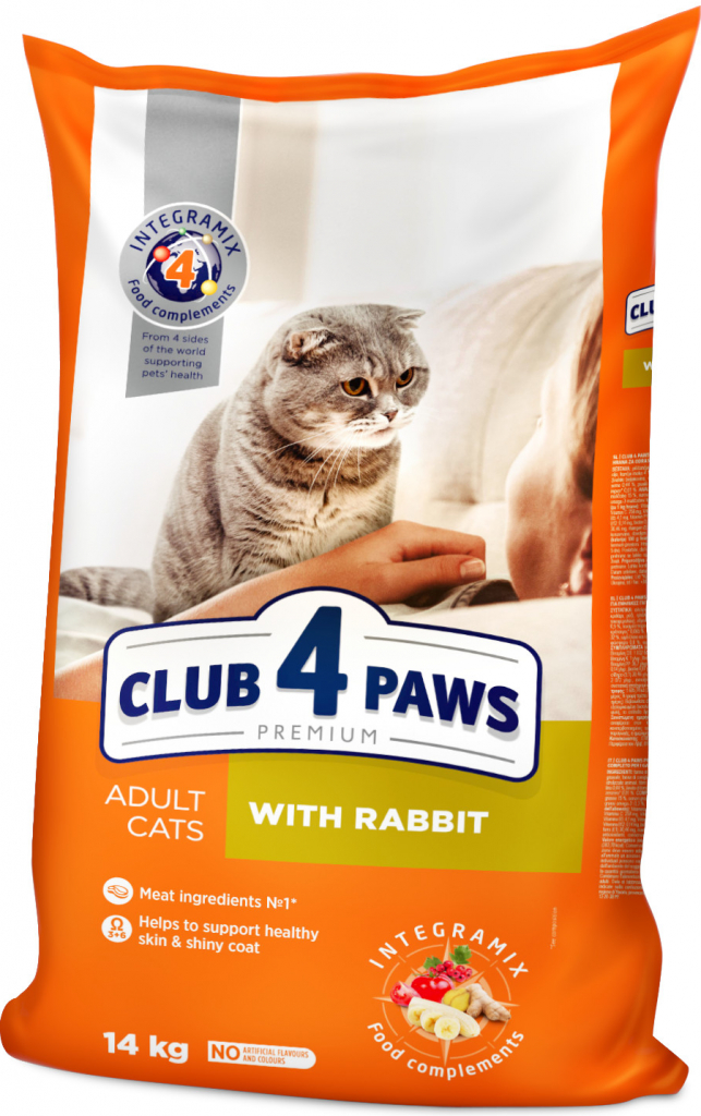 Club 4 Paws S KRÁLIČÍM Suché 14 kg