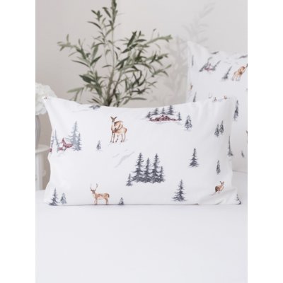 MKLuzkoviny.cz flanel Zimní les 40 x 60 cm – Hledejceny.cz