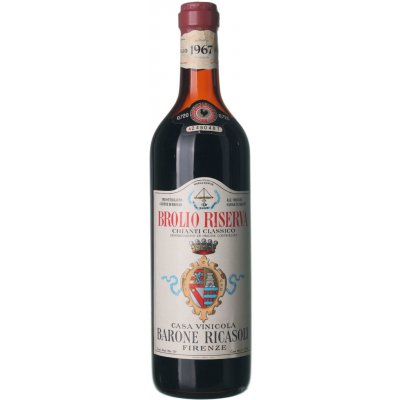 Barone Ricasoli Brolio Riserva suché červené 1967 0,75 l (holá láhev) – Hledejceny.cz