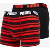 Boxerky, trenky, slipy Puma Heritage Stripe Boxer 2P červené 907838-07