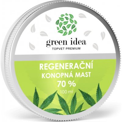 Green idea regenerační konopná mast 70% 100 ml – Zboží Dáma
