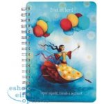 Bobo kroužkový blok Balónky A6 linka 50 listů – Zboží Živě