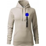 Hvězda života doktorka mikina dámská Cape s kapucí Ledově šedá – Hledejceny.cz