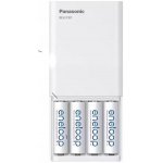 Panasonic Eneloop Smart Plus BQ-CC87 + 4x AA K-KJ87MCD40 – Zboží Živě