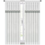 BytoTex Dekorační voálová záclona s řasící páskou Nani, 145x250 cm – Hledejceny.cz