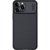 Pouzdro a kryt na mobilní telefon Apple Pouzdro Nillkin CamShield Silky Magnetic Silikonové iPhone 13 Pro Max černé