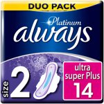 Always Ultra Duo Platinum super dámské vložky 14 ks – Zboží Dáma