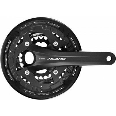 Kliky SHIMANO Alivio FC-T4060 175mm 48-36-26 zubů, int.osa, bez ložiska, čer., 9 sp., s krytem, box – Hledejceny.cz