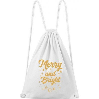 Dobrý triko bavlněný batoh Merry and bright Bílá – Hledejceny.cz