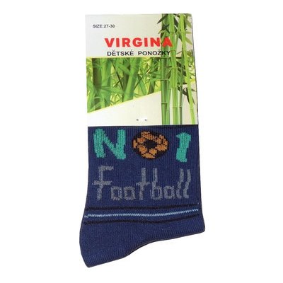 Chlapecké ponožky klasické bambusové Fotbal