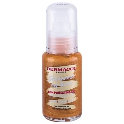 Dermacol Shimmer My Body 50 ml zkrášlující tělový olej se třpytkami pro ženy