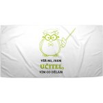 Sabilo ručník s potiskem věř mi jsem učitel vím co dělám 30 x 50 cm – Hledejceny.cz