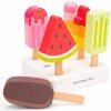 Příslušenství k dětským kuchyňkám New Classic Toys dřevěné barevné nanuky
