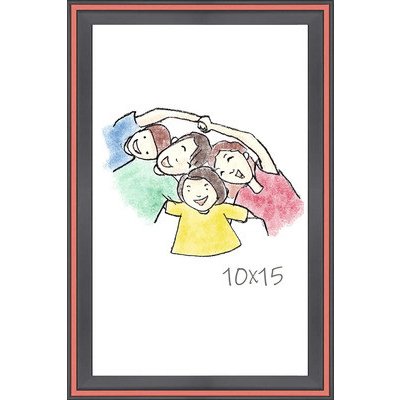 Rámeček na fotku plastový červený pruh 10 x 15 cm – Zboží Živě